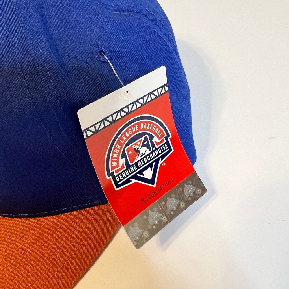 Durham Bulls MiLB Hat OC Sports Blue Orange Bull Durham Alliance Theatre NWT - Picture 3 of 6